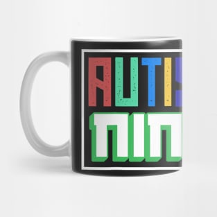 Support Autistic Ninja Autism Awareness Month Mug